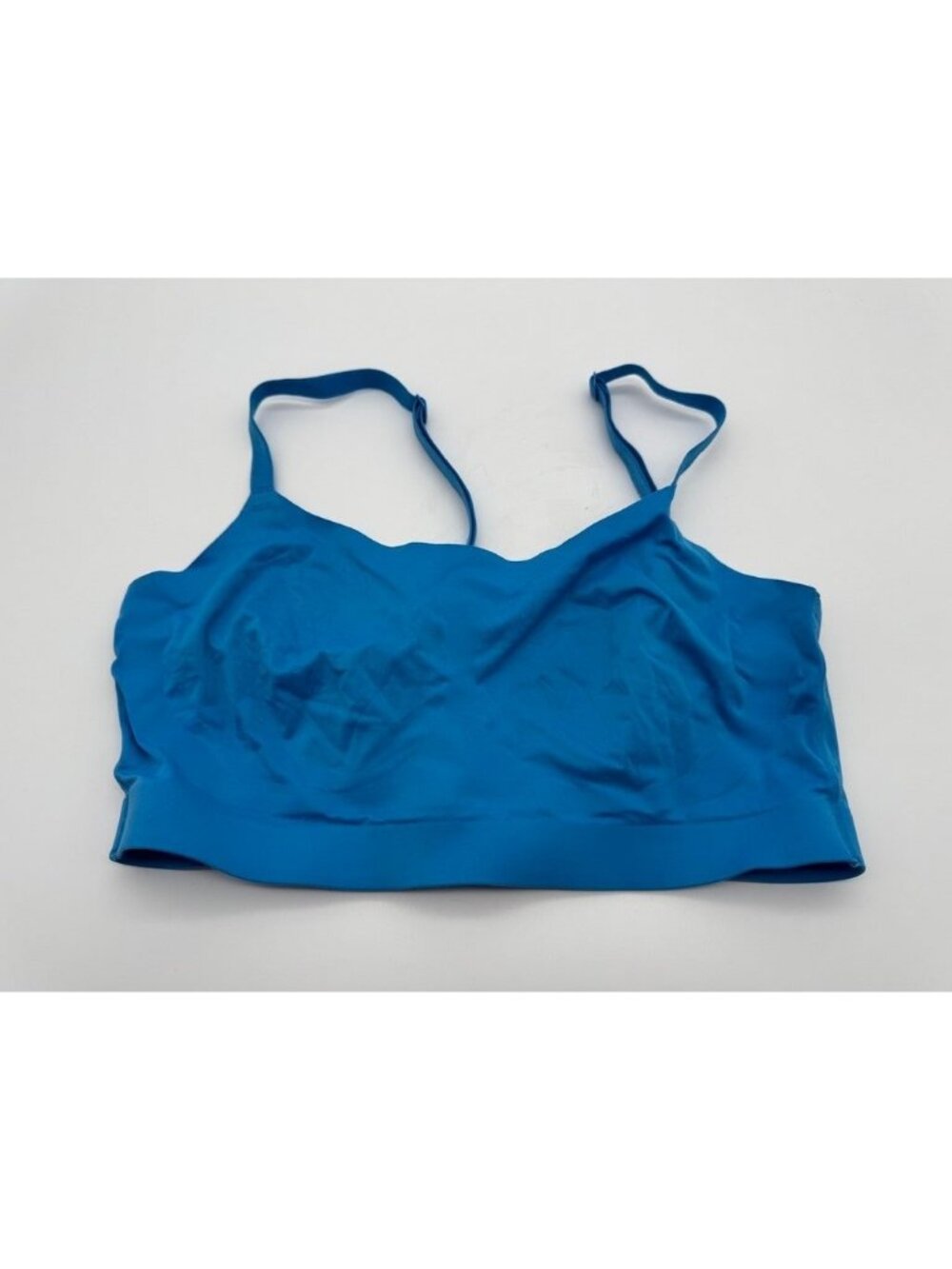 Soma Enbliss Luxe Adjustable Bralette Bright Blue Wireless Women's Medium M